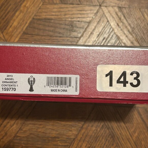 Waterford 2011 2013 Silver Angel Christmas Ornaments In Box Lot of 2 - Picture 9 of 10